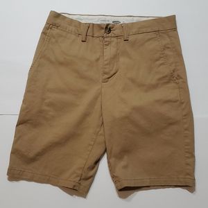 Old Navy MEN'S STRETCH KHAKI SHORTS ultra slim fit